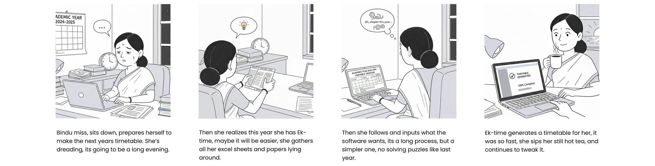 Key App Goals for Ek-Time