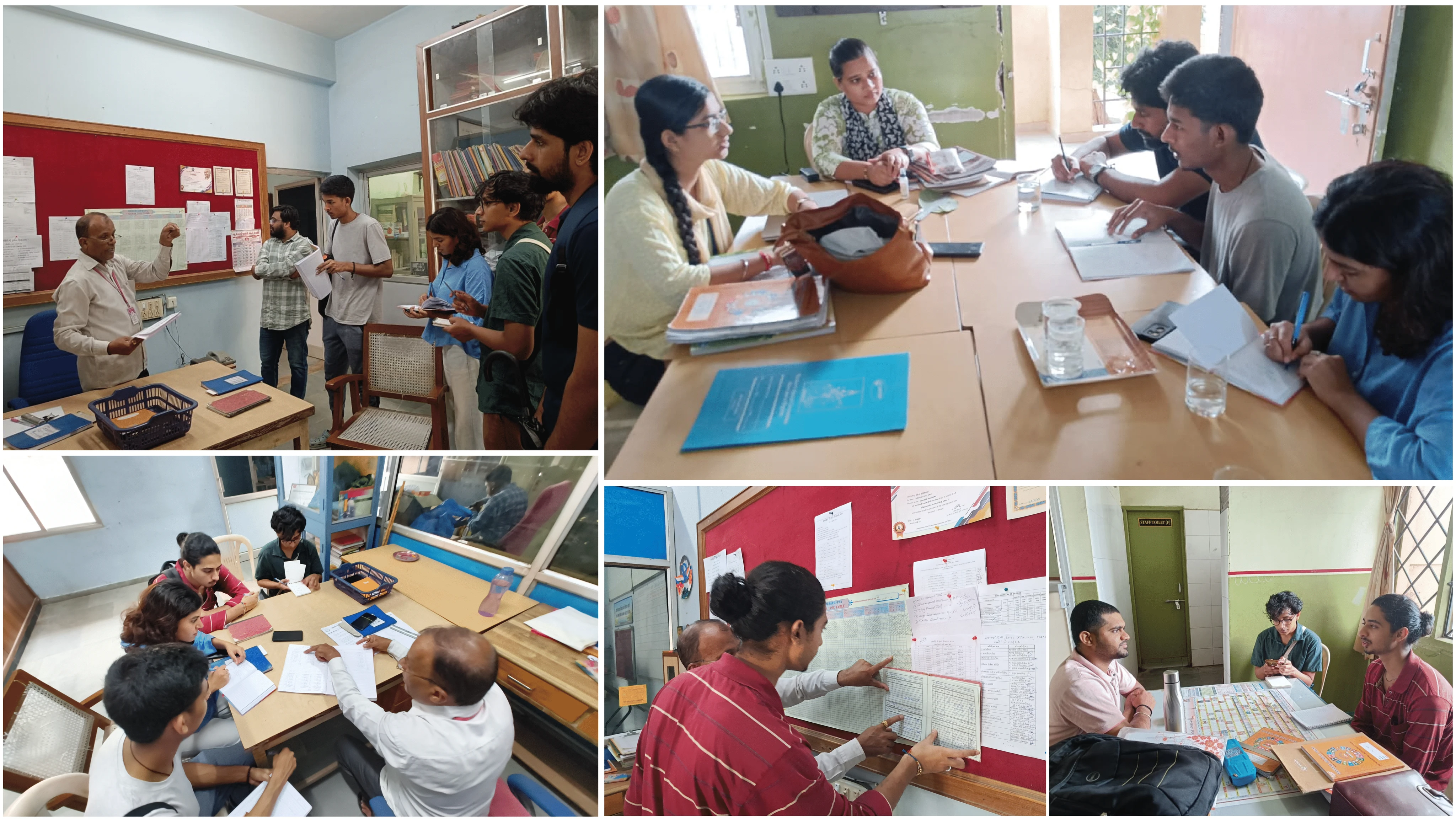 Contextual Inquiry in progress at a school